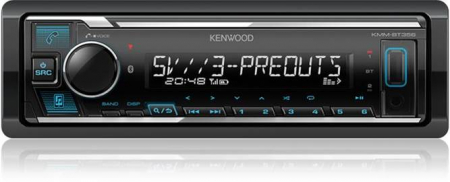 Kenwood KMM-BT358, bilstereo med Bluetooth och 3 par lågnivåutgångar, returexemplar i gruppen Nyheter hos BRL (121KMMBT358A1)