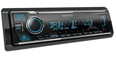 Kenwood KMM-BT506DAB, bilstereo med bluetooth, DAB+ och 2 par lågnivå i gruppen Billjud / Bilstereo / Enkeldin hos BRL (121KMMBT506DAB)