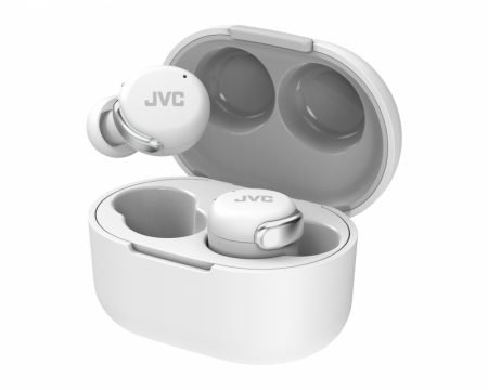 JVC HA-A30T kompakta trådlösa in-ear hörlurar med brusreducering, vit i gruppen Hemmaljud / Hörlurar  / In-Ear hos BRL Electronics (130HAA30TW)