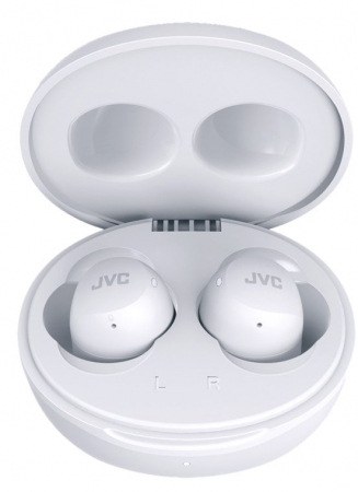 JVC HA-A6T Gumy Mini trådlösa in-ear hörlurar, vit i gruppen Hemmaljud / Hörlurar  / In-Ear hos BRL Electronics (130HAA6TW)