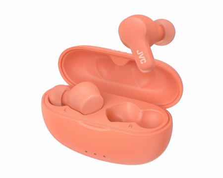 JVC HA-A7T2 Gumy trådlösa in-ear hörlurar, rosa i gruppen Hemmaljud / Hörlurar / In-Ear hos BRL Electronics (130HAA7T2P)