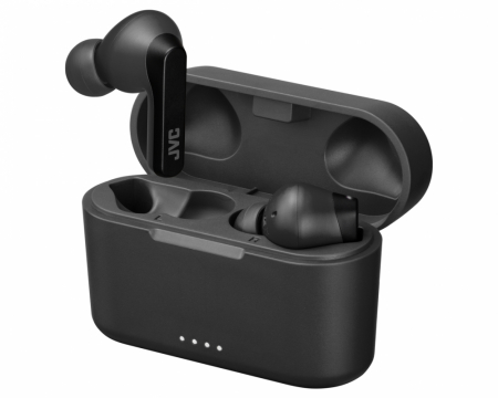 JVC HA-A9T trådlösa in-ear hörlurar, svart i gruppen Hemmaljud / Hörlurar  / In-Ear hos BRL Electronics (130HAA9TB)