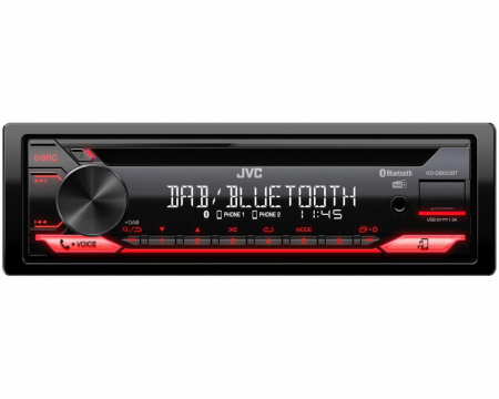 JVC KD-DB622BT, bilstereo med Bluetooth, CD och DAB+ i gruppen Billjud / Bilstereo / Enkeldin hos BRL Electronics (130KDDB622BT)