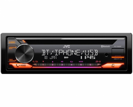 JVC KD-T922BT, bilstereo med Bluetooth och handsfree i gruppen Billjud / Bilstereo / Enkeldin hos BRL Electronics (130KDT922BT)