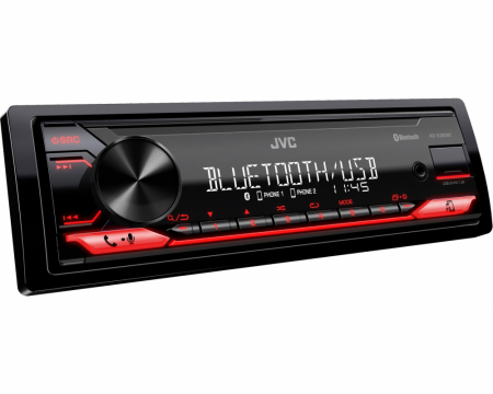 JVC KD-X282BT, bilstereo med Bluetooth och kort chassi, returexemplar i gruppen Billjud / Bilstereo / Enkeldin hos BRL (130KDX282BTB1)