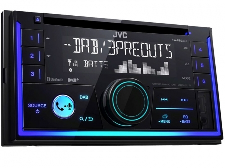 JVC KW-DB93BT, bilstereo med Bluetooth och DAB i gruppen Billjud / Bilstereo / Dubbeldin hos BRL Electronics (130KWDB93BT)