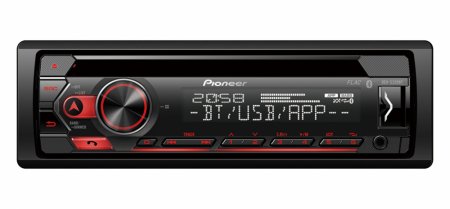 Pioneer DEH-S320BT, bilstereo med bluetooth och CD-spelare i gruppen Billjud / Bilstereo / Enkeldin hos BRL Electronics (135DEHS320BT)