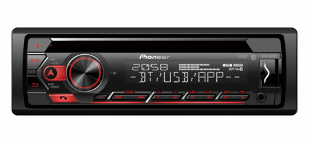 Pioneer DEH-S420BT, bilstereo med Bluetooth, AUX och USB i gruppen Billjud / Bilstereo / Enkeldin hos BRL Electronics (135DEHS420BT)
