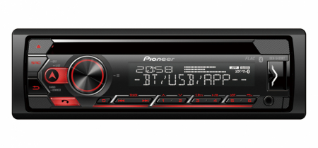 Pioneer DEH-S420BT, bilstereo med Bluetooth, AUX och USB, returexemplar i gruppen Billjud / Bilstereo / Enkeldin hos BRL (135DEHS420BTB1)