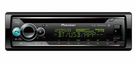 Pioneer DEH-S520BT, bilstereo med Bluetooth och 3x lågnivå i gruppen Billjud / Bilstereo / Enkeldin hos BRL Electronics (135DEHS520BT)