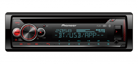 Pioneer DEH-S720DAB, bilstereo med 2x Bluetooth och DAB+ returexemplar i gruppen Billjud / Bilstereo / Enkeldin hos BRL (135DEHS720DABC1)