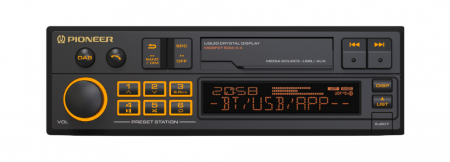 Pioneer SXT-C10PS, retrostereo med Bluetooth, DAB, USB/AUX och 3 par lågnivå i gruppen Nyheter hos BRL (135SXTC10PS)