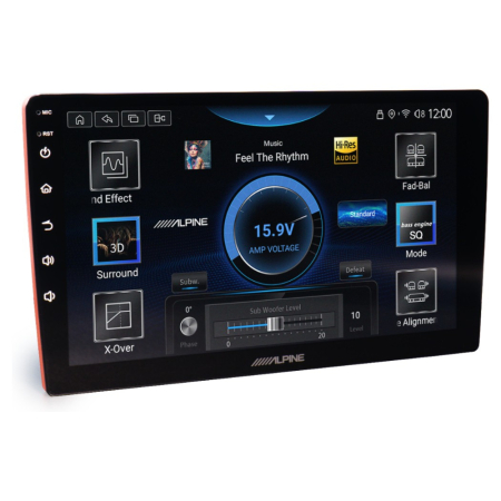 Alpine INE-AX809, 9-tums bilstereo med trådlös CarPlay/Android Auto i gruppen Billjud / Bilstereo / Dubbeldin hos BRL (140INEAX809)