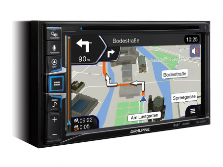 Alpine INE-W611D, Bilstereo med navigation, DAB och Apple CarPlay i gruppen Billjud / Bilstereo / Dubbeldin hos BRL Electronics (140INEW611D)