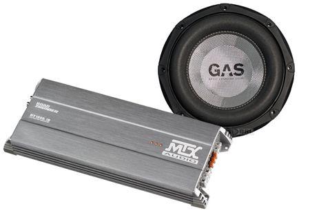 MTX RT1000.1D Monosteg + GAS PRO GPP1222 i gruppen Paketlösningar / Paket för bilen / Baspaket hos BRL (140RT10001DPKT1)