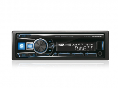 Alpine UTE-92BT, bilstereo med Bluetooth, AUX och USB i gruppen Billjud / Bilstereo / Enkeldin hos BRL (140UTE92BT)