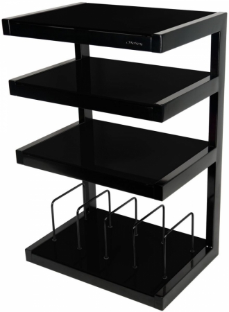 Norstone Esse Hifi Vinyl, svart stereobänk i gruppen Hemmaljud / Tillbehör / HiFi-racks & Mediamöbler hos BRL (143ESSEHIFIVBL)