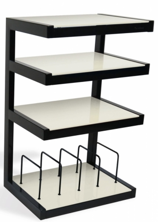 Norstone Esse Hifi Vinyl, vit stereobänk i gruppen Hemmaljud / Tillbehör / HiFi-racks & Mediamöbler hos BRL (143ESSEHIFIVWH)