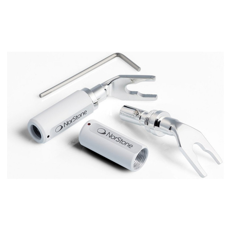 Norstone Jura Spade, spadkontakter 4-pack i gruppen Hemmaljud / Kablar / Kontakter hos BRL (143JURASPADE)