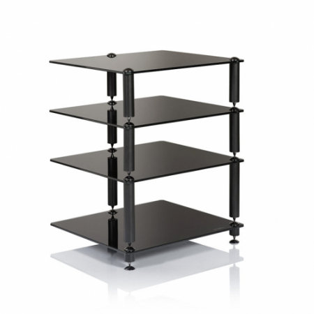 Norstone Bergen 2 mattsvart, hifi-bänk i gruppen Hemmaljud / Tillbehör / HiFi-racks & Mediamöbler hos BRL Electronics (143NORBER2S)