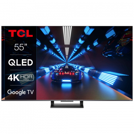 TCL 55 tum QLED med Google TV och 4K HDR - 55C735 i gruppen Hemmaljud / TV & Projektor / TV hos BRL Electronics (15155C735)