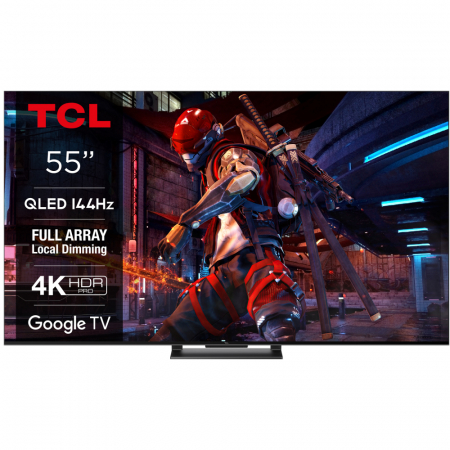 TCL 55C745 55 tum QLED med 4K HDR och Google TV i gruppen Hemmaljud / TV & Projektor / TV hos BRL Electronics (15155C745)