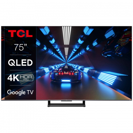 TCL 75 tum QLED med Google TV och 4K HDR - 75C735 i gruppen Hemmaljud / TV & Projektor / TV hos BRL Electronics (15175C735)