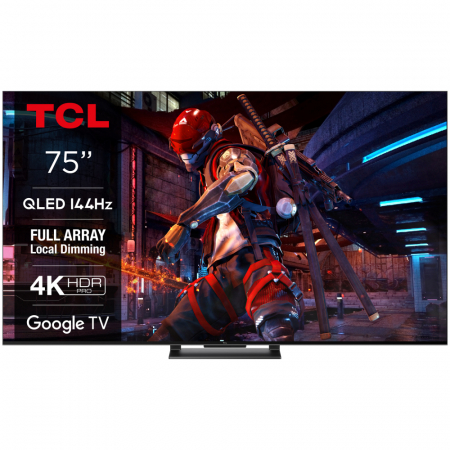 TCL 75C745 75 tum QLED med 4K HDR och Google TV i gruppen Hemmaljud / TV & Projektor / TV hos BRL Electronics (15175C745)