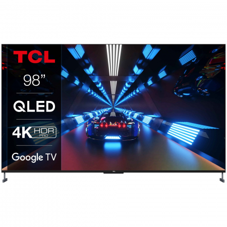 TCL 98 tum QLED med Google TV och 4K HDR - 98C735 i gruppen Hemmaljud / TV & Projektor / TV hos BRL Electronics (15198C735)