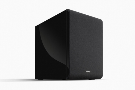 Svart, trådlös subwoofer med nätverksanslutning, Yamaha MusicCast Sub100.