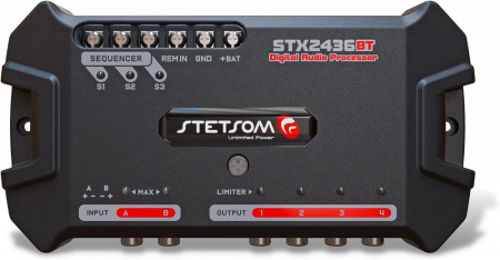 Stetsom STX2436, ljudprocessor i gruppen Billjud / Slutsteg / Ljudprocessorer hos BRL Electronics (160STX2436)
