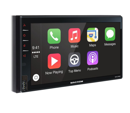 Macrom M-DL7000D25 bilstereo med CarPlay, Android Auto, DAB+ och Bluetooth i gruppen Nyheter hos BRL (175DL7000D25)