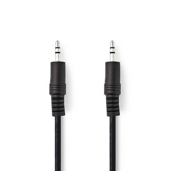 Nedis 3,5mm AUX kabel, hane till hane, 1m i gruppen Billjud / Smartphone i bil / Tillbehör för mobilen hos BRL Electronics (176AGP22000BK10)