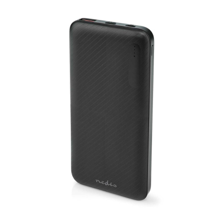 Nedis powerbank, 10 000 mAh i gruppen Hemmaljud / Tillbehör / Powerbanks hos BRL (176BKPD10000BK)