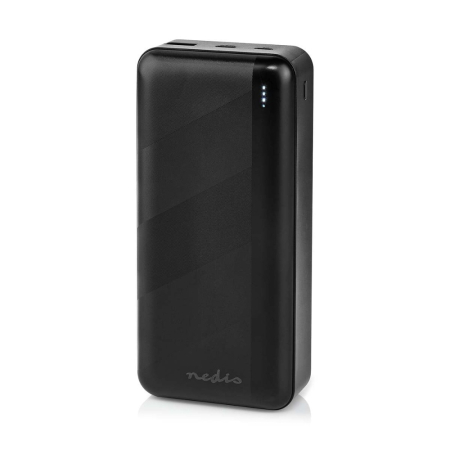 Nedis powerbank, 30 000 mAh i gruppen Hemmaljud / Tillbehör / Powerbanks hos BRL (176BKPD30000BK)