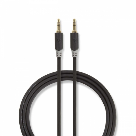 Nedis 3.5mm AUX kabel i gruppen Billjud / Smartphone i bil / Tillbehör för mobilen hos BRL Electronics (176CABW22000ATVAR)