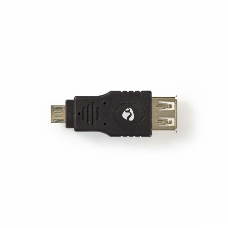 Nedis USB 2.0 adapter, USB-A hona till Micro USB-hane i gruppen Hemmaljud / Kablar / Diverse kablar & Adaptrar hos BRL Electronics (176CCBW60901AT)
