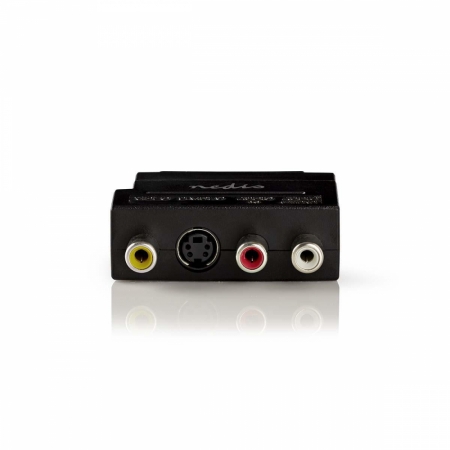 Nedis SCART-adapter, SCART-hane - 3xRCA & S-video hona i gruppen Hemmaljud / Kablar / Diverse kablar & Adaptrar hos BRL (176CVBW31902AT)