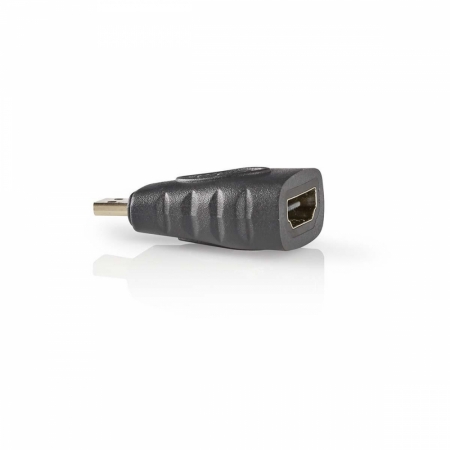 Nedis HDMI adapter, HDMI-micro hane till HDMI-A hona i gruppen Hemmaljud / Kablar / Diverse kablar & Adaptrar hos BRL Electronics (176CVBW34907AT)