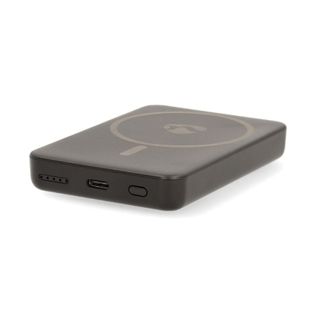 Nedis powerbank, 5 000 mAh, magnetisk trådlös laddning i gruppen Hemmaljud / Tillbehör / Powerbanks hos BRL (176UPBKW15W5000BK)