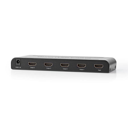 Nedis HDMI-splitter, 4 utgångar, 4K/60 Hz i gruppen Hemmaljud / Kablar / HDMI hos BRL (176VSPL3474AT)