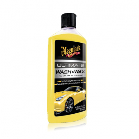 Meguiar's Ultimate Wash & Wax 473ml, bilschampo med vaxskydd i gruppen Billjud / Tillbehör / Bilvård / Tvätt & Rengöring hos BRL Electronics (178G17716)