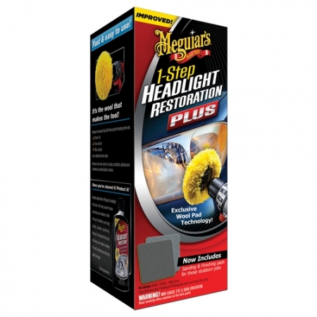 Meguiars HEADLIGHT RESTORATION KIT i gruppen Billjud / Tillbehör / Bilvård / Bilvårdskit hos BRL Electronics (178G1900)