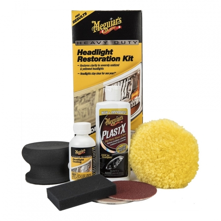 Meguiars HEAVY DUTY HEADLIGHT KIT i gruppen Billjud / Tillbehör / Bilvård / Bilvårdskit hos BRL Electronics (178G2980)