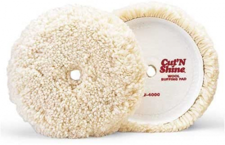 Meguiar's Wool Cut & Shine Pad, 8 tum ulltrissa i gruppen Billjud / Bilvård / Tillbehör & Verktyg hos BRL Electronics (178W4000)