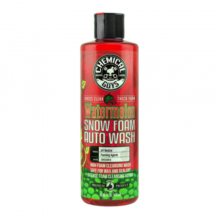 Chemical Guys Watermelon Snow Foam skummande bilschampo, 473 ml i gruppen Billyd / Tilbehør / Bilpleie / Vask og rengjøring hos BRL Electronics (179CWS20816)