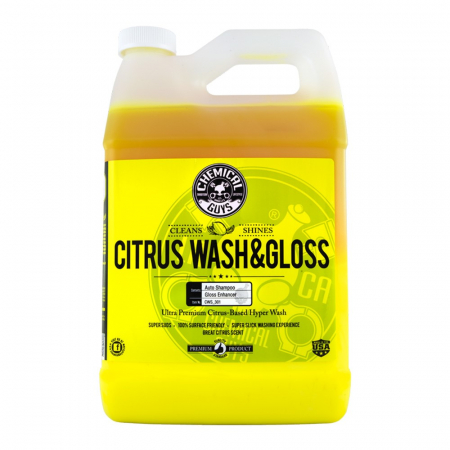 Chemical Guys Citrus Wash & Gloss bilschampo, 3.7 liter i gruppen Billjud / Tillbehör / Bilvård / Tvätt & Rengöring hos BRL Electronics (179CWS301)