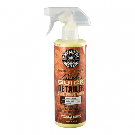 Chemical Guys Leather Quick Detailer återställer läder, 473 ml i gruppen Billjud / Tillbehör / Bilvård / Interiör hos BRL Electronics (179SPI21616)