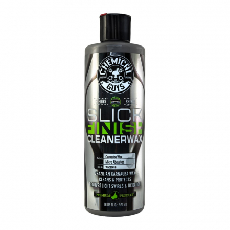 Chemical Guys Slick Finish Cleaner Wax dyp rensende bilvoks, 473 ml i gruppen Billyd / Tilbehør / Bilpleie / Voks og beskyttelse  hos BRL Electronics (179WAC20616)