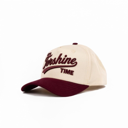 Tershine Baseballkeps - Tershine Time, off-white/maroon i gruppen Billjud / Tillbehör / Merchandise hos BRL (184BASEBALLTTBM)